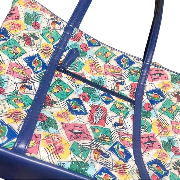Vera Bradley Cuban Stamps Bag - Picture 2 of 7